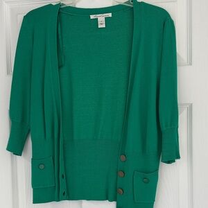 Kenneth Cole Vibrant Green Cardigan